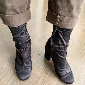 Marc Fisher Satin Sock Booties